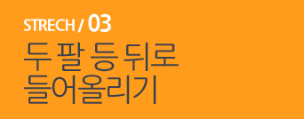  STRECH / 03 두 팔 등 뒤로 들어올리기 