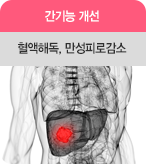 간기능 개선 혈액해독, 만성피로감소